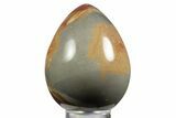 Polished Polychrome Jasper Egg - Madagascar #331735-1